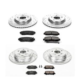 PWR-K5858, PowerStop Z23 Evolution Sport Brake Upgrade Kits for 2011-2014 ODYSSEY - K5858 in UAE, Dubai. Condition - new. Price 1,970 AED. Photo, seller contacts | AUTO.AE