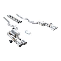 SSXFD420, MILLTEK SSXFD420 Cat-Back Exhaust, 2.76" (Polished GT-115 Tips) for FORD Mustang Dark Horse (S650) / Mach 1 (S550) في الإمارات, دبي. Condition - new. Price 17,340 AED. Photo, seller contacts | AUTO.AE