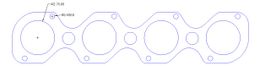 FOG-7157S, Flatout Gaskets Header Gaskets 7157S في الإمارات, دبي. Condition - new. Price 240 AED. Photo, seller contacts | AUTO.AE