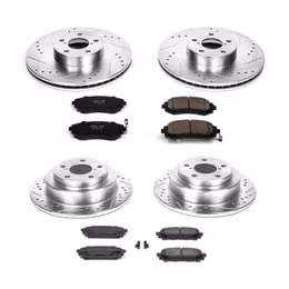 PWR-K2376, PowerStop Z23 Evolution Sport Brake Upgrade Kits for 2005-2006 9-2X, 2004-2008 FORESTER, 2003-2005 IMPREZA - K2376 in UAE, Dubai. Condition - new. Price 1,480 AED. Photo, seller contacts | AUTO.AE