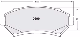0699.22, PFC 0699.22 Front Brake Pads Z-RATED for BUICK Century / LeSabre / Regal / CADILLAC Eldorado in UAE, Dubai. Condition - new. Price 510 AED. Photo, seller contacts | AUTO.AE