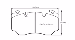 4941-RSC1, PAGID 4941-RSC1 Front brake pads RSC1 Aston Martin DB9 / Vantage V12S [ceramic brake] في الإمارات, دبي. Condition - new. Price 4,530 AED. Photo, seller contacts | AUTO.AE