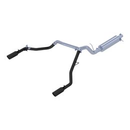 S5223BLK, MBRP S5223BLK Cat-Back 3" Armor BLK (Black-Coated Aluminized Steel / Dual) for FORD Ranger 2.3L EcoBoost 2019-2023 in UAE, Dubai. Condition - new. Price 4,840 AED. Photo, seller contacts | AUTO.AE
