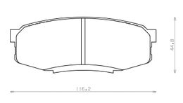 EP465SSS, ENDLESS EP465SSS Rear brake pads TOYOTA LC200/LEXUS LX570 في الإمارات, دبي. Condition - new. Price 860 AED. Photo, seller contacts | AUTO.AE