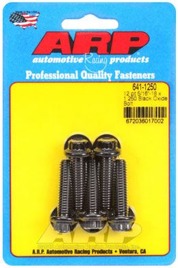 641-1250, ARP 641-1250 SAE Bolt Kit 5/16-18 x 1.250 12pt black oxide bolts in UAE, Dubai. Condition - new. Price 180 AED. Photo, seller contacts | AUTO.AE
