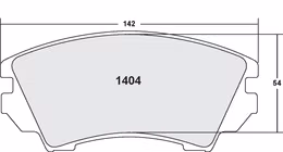 1404.10, PFC 1404.10 Front Brake Pads Z-RATED for CHEVROLET Camaro 2010 - 2015 в ОАЭ, Дубай. Состояние - новое. Цена 660 AED. Фото, контакты продавца | AUTO.AE