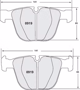 0919.08.16.44, PFC 0919.08.16.44 Rear brake pads RACE 08 CMPD 16mm BMW M3 E90/E92/E96 in UAE, Dubai. Condition - new. Price 1,840 AED. Photo, seller contacts | AUTO.AE