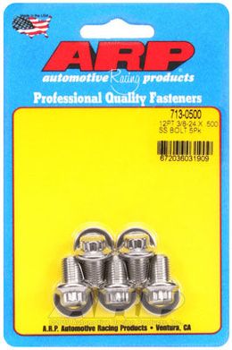 713-0500, ARP 713-0500 SAE Bolt Kit 3/8-24 x .500 12pt SS bolts in UAE, Dubai. Condition - new. Price 210 AED. Photo, seller contacts | AUTO.AE