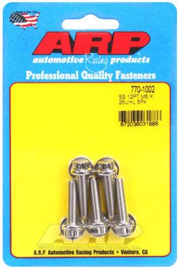 770-1002, ARP 770-1002 Metric Thread Bolt Kit M6 x 1.00 x 25 12pt SS bolts в ОАЭ, Дубай. Состояние - новое. Цена 220 AED. Фото, контакты продавца | AUTO.AE