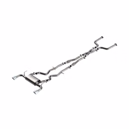 140977, BORLA 140977 Cat-Back Exhaust System 2.50", S-Type (4.50" RD x 6.00" Bright Chrome Tips) for INFINITI Q50 2016-2024 3.0L V6 2016-2024 in UAE, Dubai. Condition - new. Price 9,360 AED. Photo, seller contacts | AUTO.AE