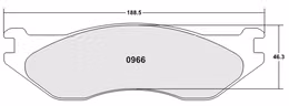 0966.22, PFC 0966.22 Foront Brake Pads Z-RATED for DODGE Durango 2003-2006 / DODGE RAM 1500 2003-2005 in UAE, Dubai. Condition - new. Price 590 AED. Photo, seller contacts | AUTO.AE