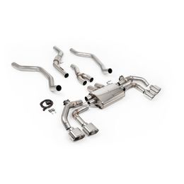 SSXLR254, MILLTEK SSXLR254 Cat-Back Exhaust 3.15", Valved (Cerakote Polished Tips) for RANGE ROVER P400 3.0 (L461) 2022- in UAE, Dubai. Condition - new. Price 28,550 AED. Photo, seller contacts | AUTO.AE