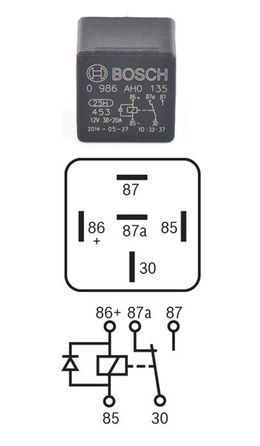 BCH-0986AH0135, 30/20 amps Bosch Relay 0986AH0135 in UAE, Dubai. Condition - new. Price 30 AED. Photo, seller contacts | AUTO.AE