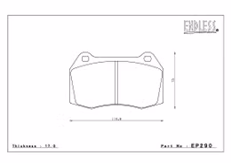 EP290MX72PL, ENDLESS EP290MX72PL (EP400) Front brake pads NISSAN SKYLINE R32 V-Spec/R33/R34 ALL в ОАЭ, Дубай. Состояние - новое. Цена 1 130 AED. Фото, контакты продавца | AUTO.AE