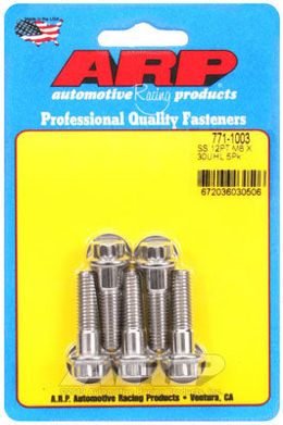 771-1003, ARP 771-1003 Metric Thread Bolt Kit M8 x 1.25 x 30 12pt SS bolts в ОАЭ, Дубай. Состояние - новое. Цена 220 AED. Фото, контакты продавца | AUTO.AE