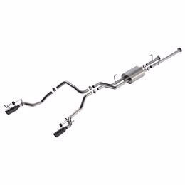 141028BC, BORLA 141028BC Exhaust System Cat-Back 2.25", ATAK (4" Black Chrome Tips) for TOYOTA Tundra 4.6L / 5.7L V8 2014-2021 в ОАЭ, Дубай. Состояние - новое. Цена 8 010 AED. Фото, контакты продавца | AUTO.AE