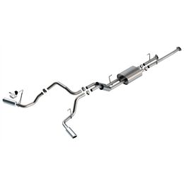 141023, BORLA 141023 Exhaust System Cat-Back 2.25", S-Type (4" Bright Chrome Tips) for TOYOTA Tundra 4.6L / 5.7L V8 2009-2021 в ОАЭ, Дубай. Состояние - новое. Цена 8 660 AED. Фото, контакты продавца | AUTO.AE