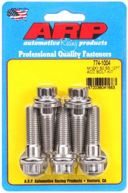 774-1004, ARP 774-1004 Metric Thread Bolt Kit M12 x 1.50 x 40 12pt SS bolts в ОАЭ, Дубай. Состояние - новое. Цена 280 AED. Фото, контакты продавца | AUTO.AE
