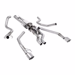 SSXFD450, MILLTEK SSXFD450 Cat-Back Exhaust, 3" (Brushed Titanium GT-115 Tips) for FORD Raptor Ranger 2023- في الإمارات, دبي. Condition - new. Price 15,700 AED. Photo, seller contacts | AUTO.AE