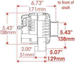 PWM-8206, Powermaster Street Alternators 8206 в ОАЭ, Дубай. Состояние - новое. Цена 880 AED. Фото, контакты продавца | AUTO.AE