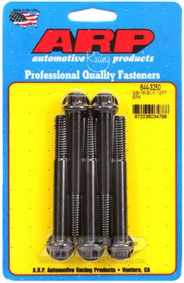 644-3250, ARP 644-3250 SAE Bolt Kit 3/8-16 x 3.250 12pt 7/16 wrenching black oxide bolts в ОАЭ, Дубай. Состояние - новое. Цена 220 AED. Фото, контакты продавца | AUTO.AE