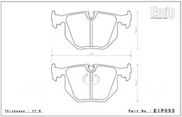 EIP053MX72, ENDLESS EIP053MX72 Brake pads BMW M3 E46 (SMG II)/M5 E39/M ROADSTER Z4 M Coupe/M ROADSTER in UAE, Dubai. Condition - new. Price 1,170 AED. Photo, seller contacts | AUTO.AE