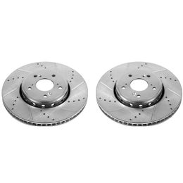 PWR-JBR1550XPR, PowerStop Evolution Drilled and Slotted Rotors for 2016 ILX, 2013-2018 RDX - JBR1550XPR في الإمارات, دبي. Condition - new. Price 940 AED. Photo, seller contacts | AUTO.AE