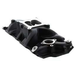 SUM-226060-B, Summit Racing™ Black Cast Aluminum SBC Intake Manifold SUM-226060-B في الإمارات, دبي. Condition - new. Price 990 AED. Photo, seller contacts | AUTO.AE