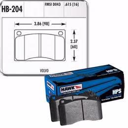 HWK-HB204F-615, Hawk Performance HPS Brake Pads HB204F.615 في الإمارات, دبي. Condition - new. Price 770 AED. Photo, seller contacts | AUTO.AE