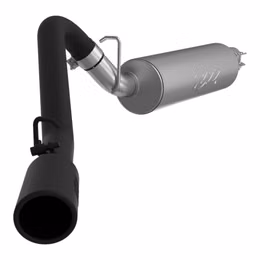 S5512BLK, MBRP S5512BLK Cat-Back 2.5" Armor BLK (Black-Coated Aluminized Steel / Single) for JEEP Wrangler (TJ) 1997-1999 في الإمارات, دبي. Condition - new. Price 2,170 AED. Photo, seller contacts | AUTO.AE