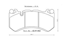 EIP162N35S, ENDLESS EIP162N35S Front brake pads AUDI RS6(C6)/MERCEDES-Benz E63/E63/CLS63/SL55/SL63/SL65 في الإمارات, دبي. Condition - new. Price 1,930 AED. Photo, seller contacts | AUTO.AE