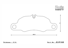 EIP193ME20, ENDLESS EIP193ME20 Front brake pads PORSCHE 3.6 CARRERA/911(991) 3.4 CARRERA/4 в ОАЭ, Дубай. Состояние - новое. Цена 1 130 AED. Фото, контакты продавца | AUTO.AE