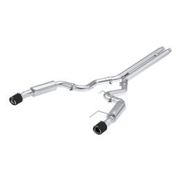 S72533CF, MBRP S72533CF Cat-Back 3" Armor Pro (T304 Stainless Steel / Dual with Carbon End Tips) for FORD Mustang GT 5.0L (S650) 2024- في الإمارات, دبي. Condition - new. Price 7,020 AED. Photo, seller contacts | AUTO.AE