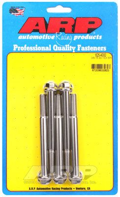 625-4000, ARP 625-4000 SAE Bolt Kit 3/8-16 x 4.000 hex 7/16 wrenching SS bolts в ОАЭ, Дубай. Состояние - новое. Цена 270 AED. Фото, контакты продавца | AUTO.AE