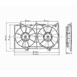 BDY-LX3115111, Body Parts Replacement Electric Cooling Fans for 2004-2006 CAMRY, ES330 - LX3115111 in UAE, Dubai. Condition - new. Price 660 AED. Photo, seller contacts | AUTO.AE