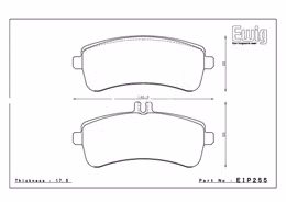 EIP255MX72, ENDLESS EIP255MX72 Rear brake pads MERCEDES-Benz W222 S63 في الإمارات, دبي. Condition - new. Price 1,170 AED. Photo, seller contacts | AUTO.AE