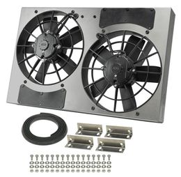 DER-16831, 11 Inch 3,750 CFM Derale High-Output Dual RAD Fan and Shroud Kit 16831 в ОАЭ, Дубай. Состояние - новое. Цена ⁦2 750 AED⁩. Фото, контакты продавца | AUTO.AE