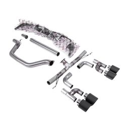 SSXVW696, MILLTEK SSXVW696 Cat-Back Exhaust, 3.15" (Carbon JET-115 Tips) for VW Golf GTI (MK8) in UAE, Dubai. Condition - new. Price 15,060 AED. Photo, seller contacts | AUTO.AE