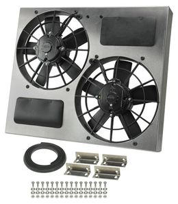 DER-16830, 11 Inch 3,750 CFM Derale High-Output Dual RAD Fan and Shroud Kit 16830 в ОАЭ, Дубай. Состояние - новое. Цена ⁦2 750 AED⁩. Фото, контакты продавца | AUTO.AE