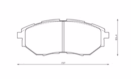 EP417MX72, ENDLESS EP417MX72 Front brake pads SUBARU LEGACY Turbo/2.5GT/3.6/OUTBACK 3.6R/TRIBECA في الإمارات, دبي. Condition - new. Price 1,110 AED. Photo, seller contacts | AUTO.AE
