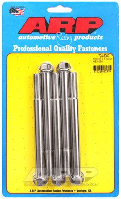 724-5000, ARP 724-5000 SAE Bolt Kit 7/16-20 x 5.000 hex SS bolts в ОАЭ, Дубай. Состояние - новое. Цена 340 AED. Фото, контакты продавца | AUTO.AE