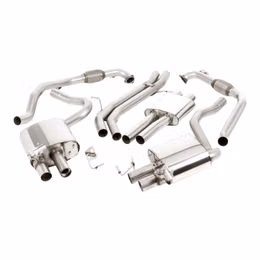 SSXAU1103, MILLTEK SSXAU1103 Cat-Back Exhaust, 2.5" (Carbon JET-100 Trims) for AUDI S4 RHD (B9) 2016- in UAE, Dubai. Condition - new. Price 19,200 AED. Photo, seller contacts | AUTO.AE