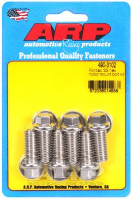 490-3102, ARP 490-3102 Motor Mount Bolt Kit for Pontiac V8. hex в ОАЭ, Дубай. Состояние - новое. Цена 240 AED. Фото, контакты продавца | AUTO.AE
