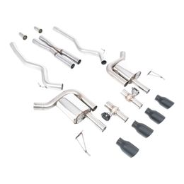 SSXFD426, MILLTEK SSXFD426 Cat-Back Exhaust, 2.76" (Cerakote Black GT-100 Tips) for FORD Mustang GT 5.0L Fastback (S650) 2024- في الإمارات, دبي. Condition - new. Price 17,160 AED. Photo, seller contacts | AUTO.AE