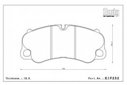 EIP252W008, ENDLESS EIP252W008 Front brake pads PORSCHE 991 GT3 PCCB (Ceramic) في الإمارات, دبي. Condition - new. Price 2,620 AED. Photo, seller contacts | AUTO.AE