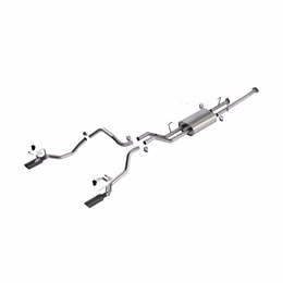 140333BC, BORLA 140333BC Cat-Back Exhaust 2.25", Touring (4" Black Chrome Tips) for TOYOTA Tundra 4.6L / 5.7L 2009-2013 в ОАЭ, Дубай. Состояние - новое. Цена 8 110 AED. Фото, контакты продавца | AUTO.AE