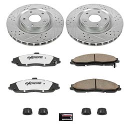 PWR-K1417-26, PowerStop Z26 Street Warrior Brake Upgrade Kits for 2005-2013 CORVETTE, 2005-2007 XLR - K1417-26 في الإمارات, دبي. Condition - new. Price 1,470 AED. Photo, seller contacts | AUTO.AE