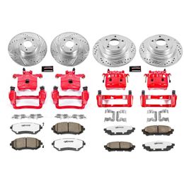 PWR-KC2376-26, PowerStop Z26 Street Warrior Brake Upgrade Kits with Calipers for 2005-2006 9-2X, 2004-2008 FORESTER, 2003-2005 IMPREZA - KC2376-26 في الإمارات, دبي. Condition - new. Price 3,760 AED. Photo, seller contacts | AUTO.AE