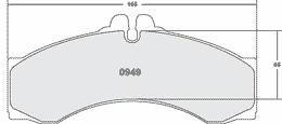 0949.10, PFC 0949.10 Brake pads Z-RATED MERCEDES-Benz Sprinter 400 Series في الإمارات, دبي. Condition - new. Price 750 AED. Photo, seller contacts | AUTO.AE