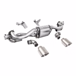 SSXPO191, MILLTEK SSXPO191 Filter-Back Exhaust, 2.37" (Brushed Titanium GT-115 Trims) for PORSCHE 718 Boxster GTS / Cayman GT4 2020- в ОАЭ, Дубай. Состояние - новое. Цена 18 090 AED. Фото, контакты продавца | AUTO.AE